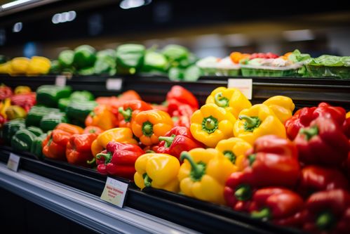 綠色田野的饋贈 農(nóng)產(chǎn)品新鮮蔬菜貨架攝影的藝術(shù)與價(jià)值